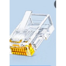 山泽 超六类水晶头 蓝色30个 SJ630L