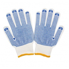 线手套 带蓝点珠