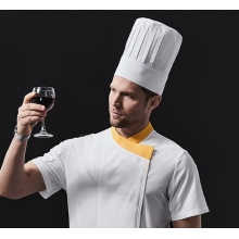 厨师帽子 布 白色