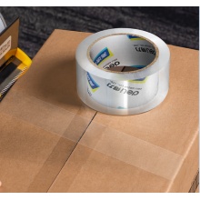 得力30205封箱胶带48mm*100y*50um（6卷/筒）